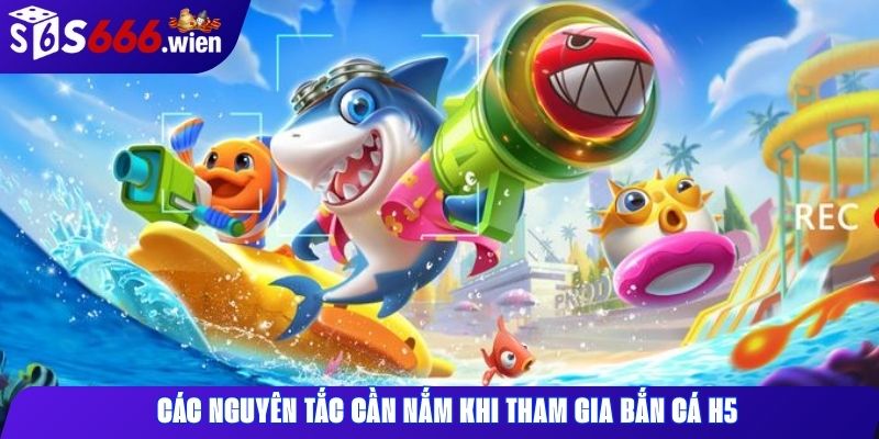 Các nguyên tắc cần nắm khi tham gia bắn cá H5